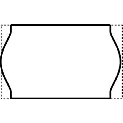 Open-Data Prijsetiket 16x26mm Open-Data S14/Sato Judo afneembaar wit