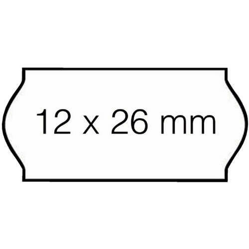 Sato Prijsetiket 12x26mm Sato Samark permanent wit