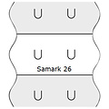 Sato Etiquette prix Sato Samark 26x12mm blanc amovible