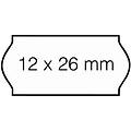 Open-Data Prijsetiket 12x26mm Open-Data C6 permanent wit