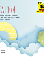 Folia Paper Carton photo Folia A6 paquet 40 feuilles assorti