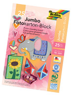 Folia Paper Fotokarton Folia 2zijdig 24x35cm 300gr pak à 25vel ass