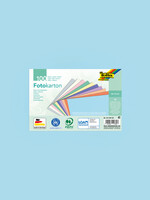 Folia Paper Carton photo Folia double-face pastel 50x70cm assorti
