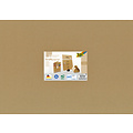 Folia Paper Carton kraft Folia 50x70cm 170g