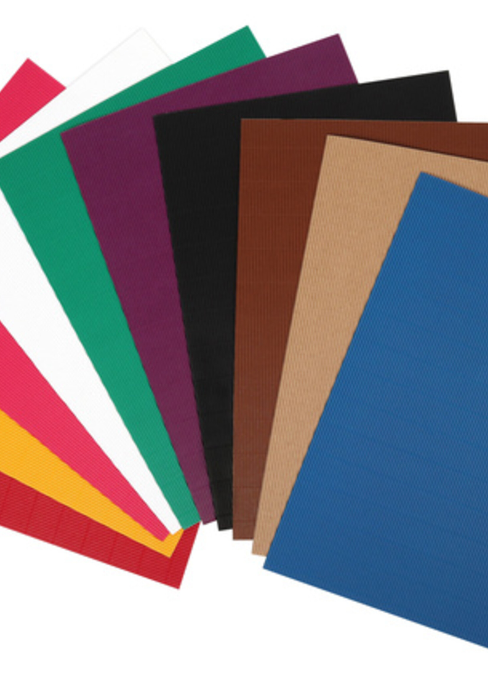 Folia Paper Carton ondulé Folia 35x50cm assorit