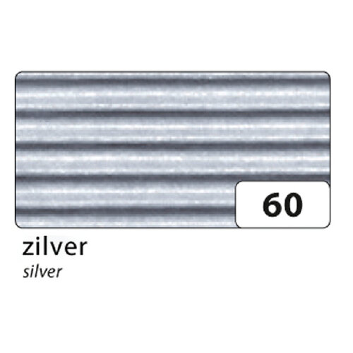 Folia Paper Golfkarton Folia E-golf 50x70cm 250gr nr60 zilver