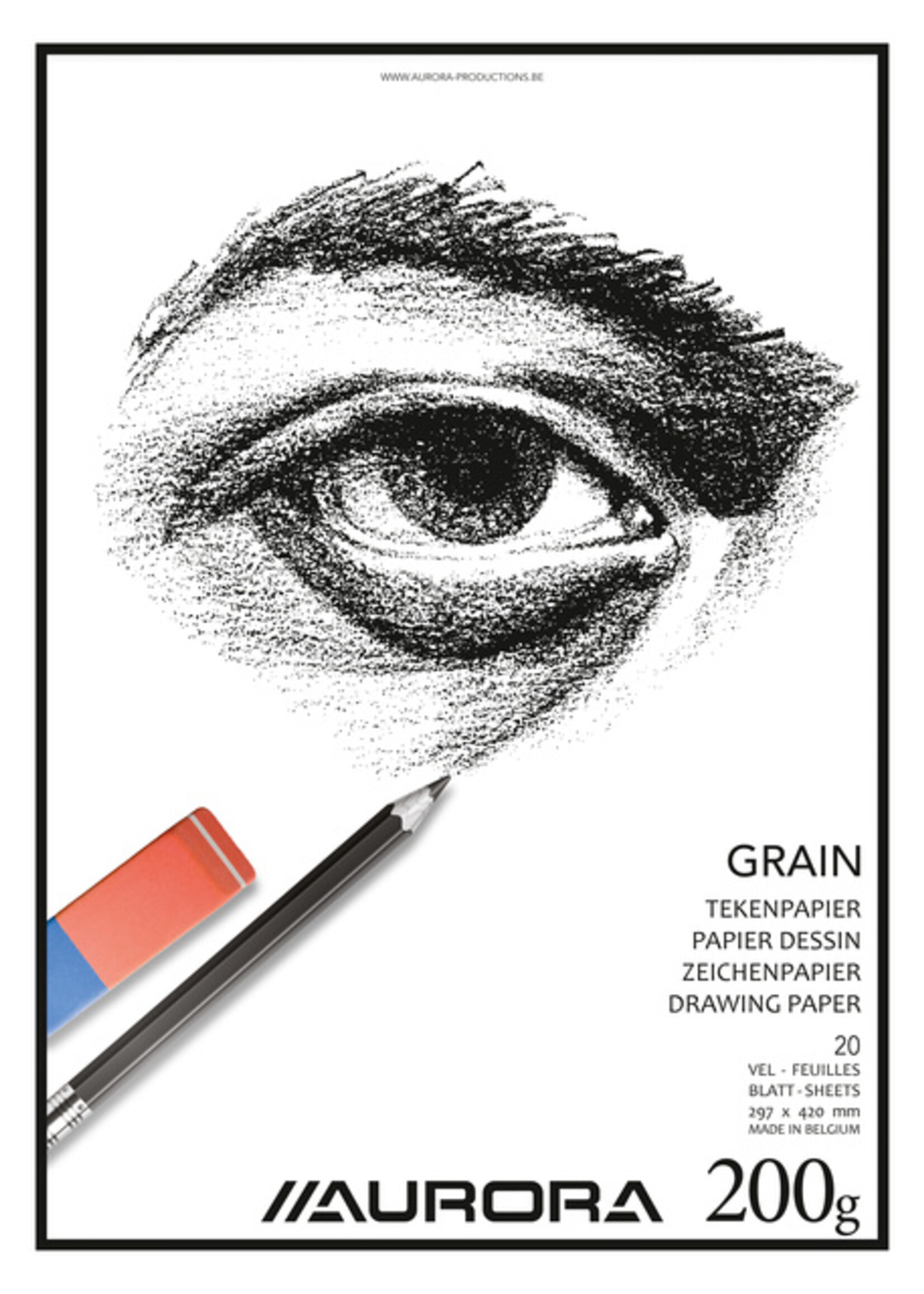 Aurora Bloc à dessin Aurora A3 40 pages 200g