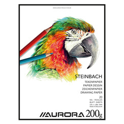 Tekenblok Aurora 27x36cm 20v 200gr Steinbach papier