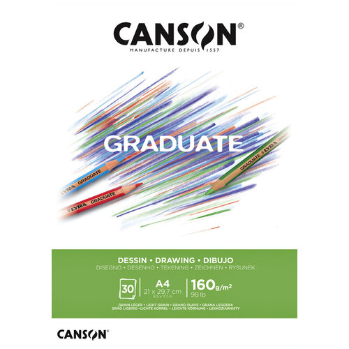 Canson Tekenblok Canson Graduate Dessin A4 160gr 30vel