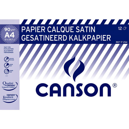 Canson Kalkpapier Canson A4 90gr