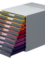 Durable Ladenbox Durable Varicolor 10 laden grijs