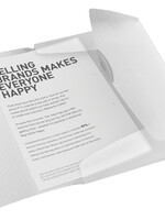 Esselte Chemise à élastique Esselte Vivida A4 PP 15mm blanc