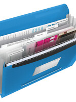 Esselte Trieur Esselte Vivida PP 6 compartiments bleu