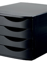 Jalema Module de classement Jalema Re-Solution 4 tiroirs noir