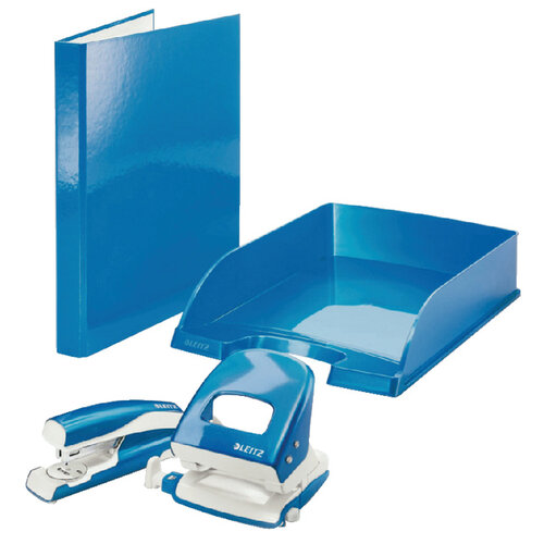 Leitz Corbeille à courrier Leitz 5226 Plus WOW bleu