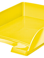 Leitz Corbeille à courrier Leitz WOW A4 jaune