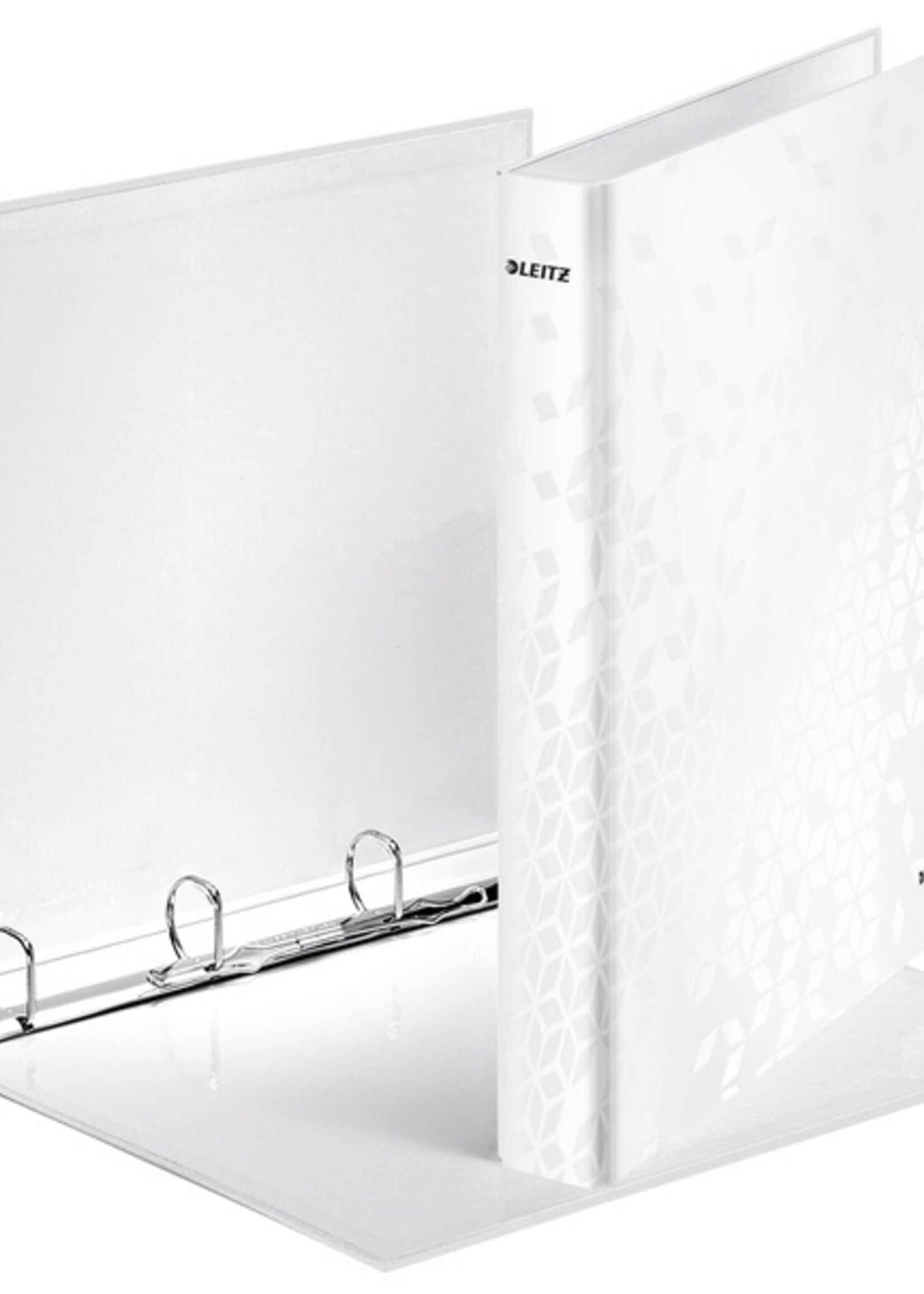 Leitz Ringband Leitz WOW A4 4-rings D-mech 25mm karton wit