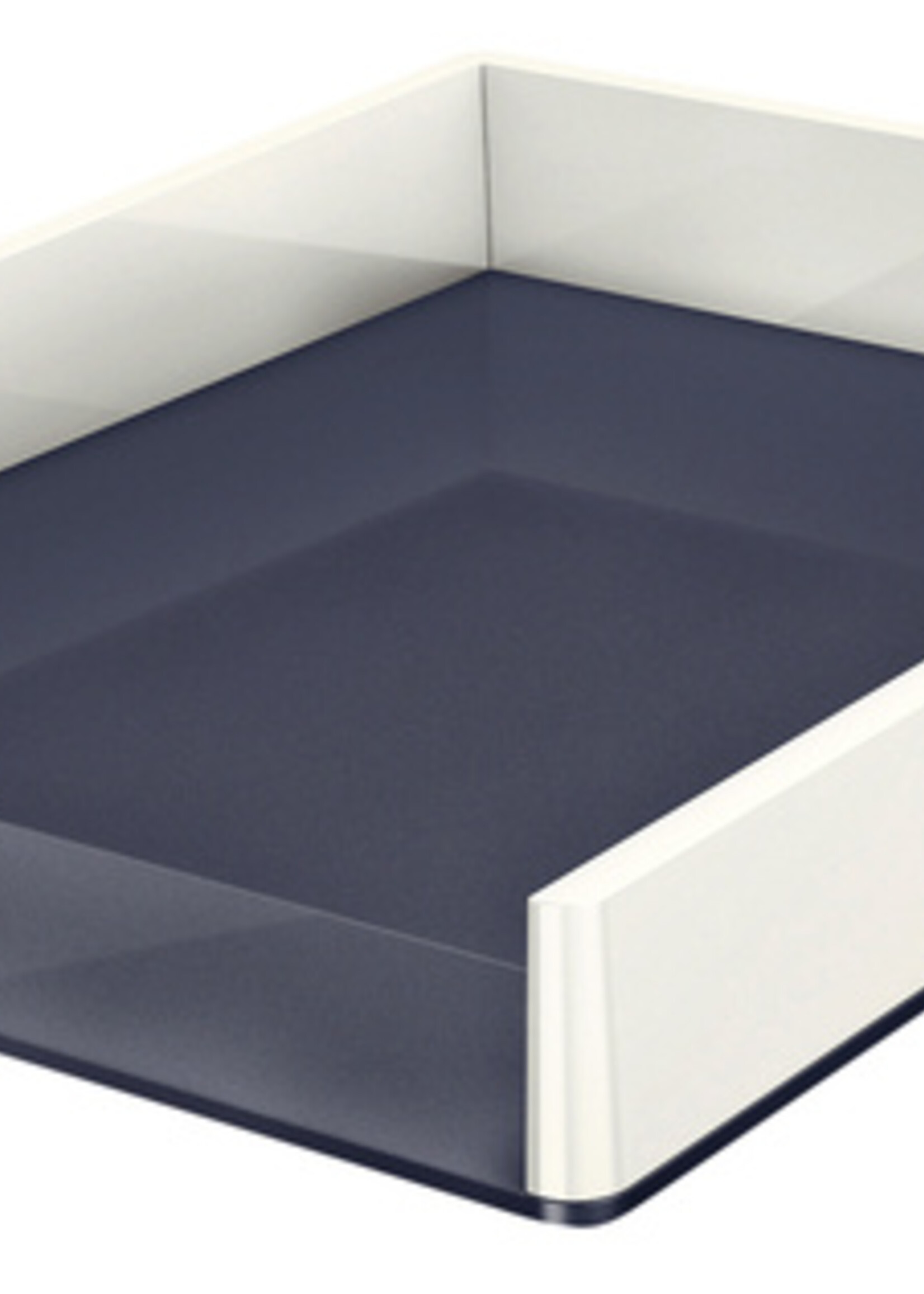 Leitz Corbeille à courrier Leitz WOW Dual A4 blanc/gris