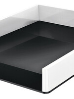 Leitz Corbeille à courrier Leitz WOW A4 blanc/noir