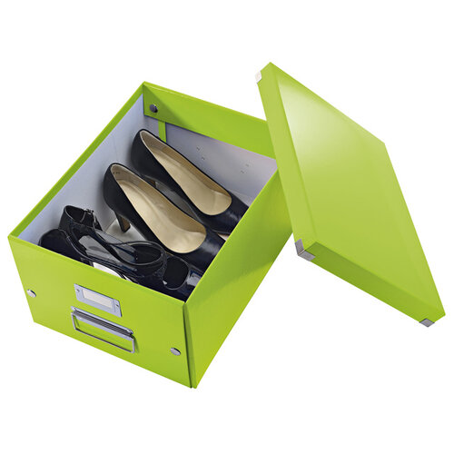 Leitz Boîte de rangement Leitz WOW Click & Store 281x200x370mm vert