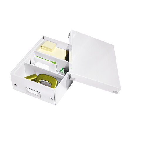Leitz Boîte à compartiments Leitz WOW Click & Store 220x100x282mm blanc