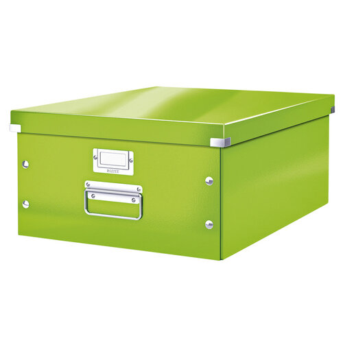 Leitz Boîte de rangement Leitz WOW Click & Store 369x200x482mm vert