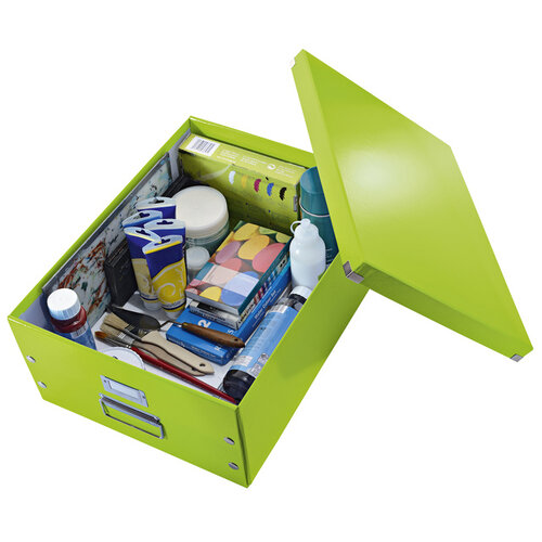 Leitz Boîte de rangement Leitz WOW Click & Store 369x200x482mm vert