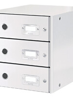 Leitz Bloc classement Leitz Click & Store 3tiroirs 290x283x360mm blanc