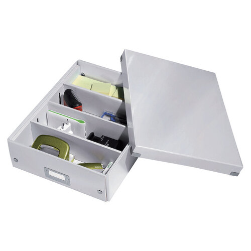 Leitz Boîte de rangement Leitz Click & Store 280x100x370mm blanc