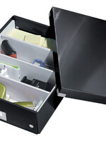 Leitz Boîte de rangement Leitz Click & Store 280x100x370mm noir