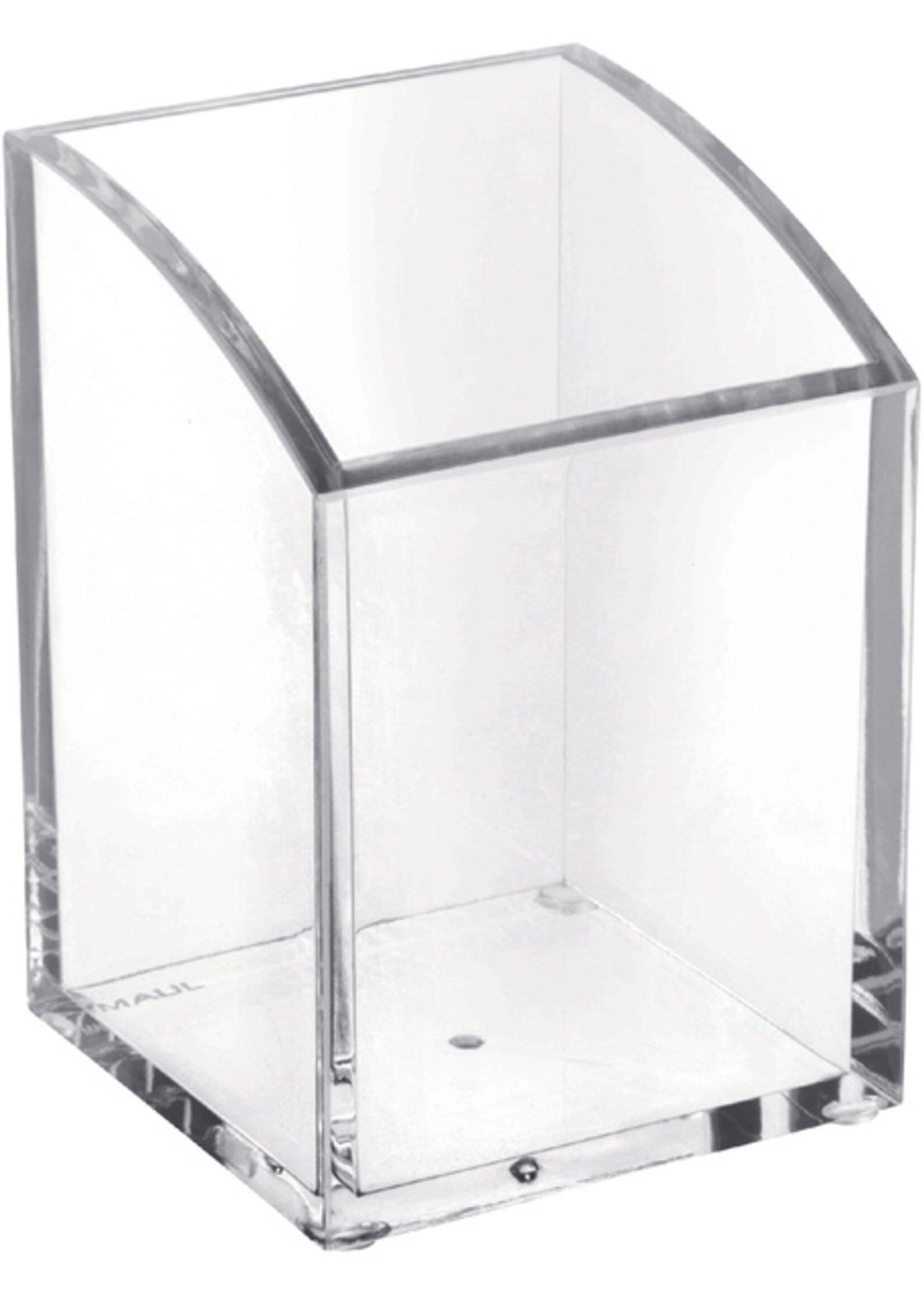 MAUL Pot à crayons MAUL carré acryl transparent