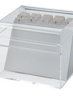 MAUL Kaartenbak MAUL A6 + index acryl