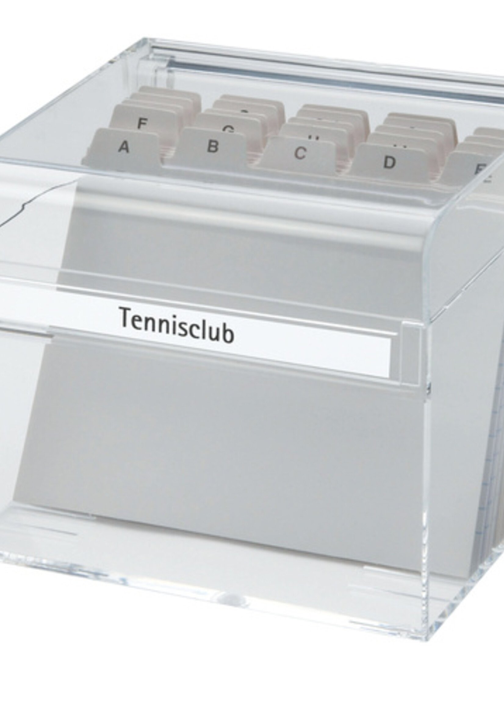 MAUL Boîte de fiches MAUL A6 + index acrylique transparent