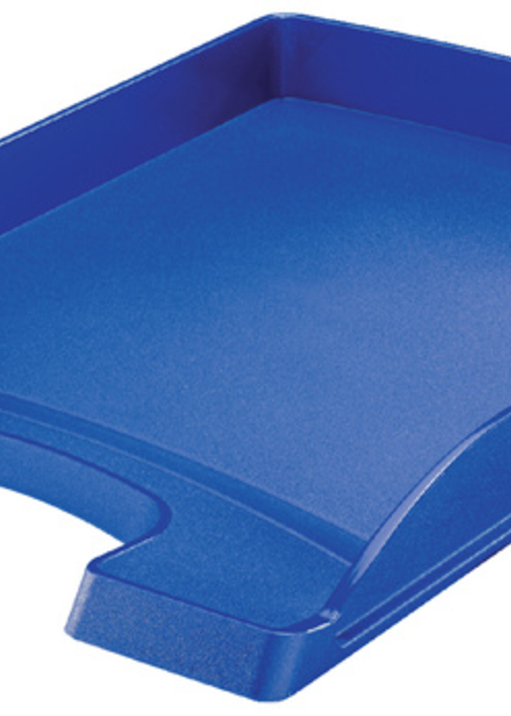 Leitz Corbeille à courrier Leitz Plus Slim A4 bleu