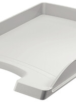 Leitz Corbeille à courrier Leitz Plus Slim A4 gris
