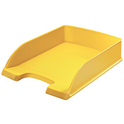 Corbeille à courrier Leitz 5227 Plus Standard jaune