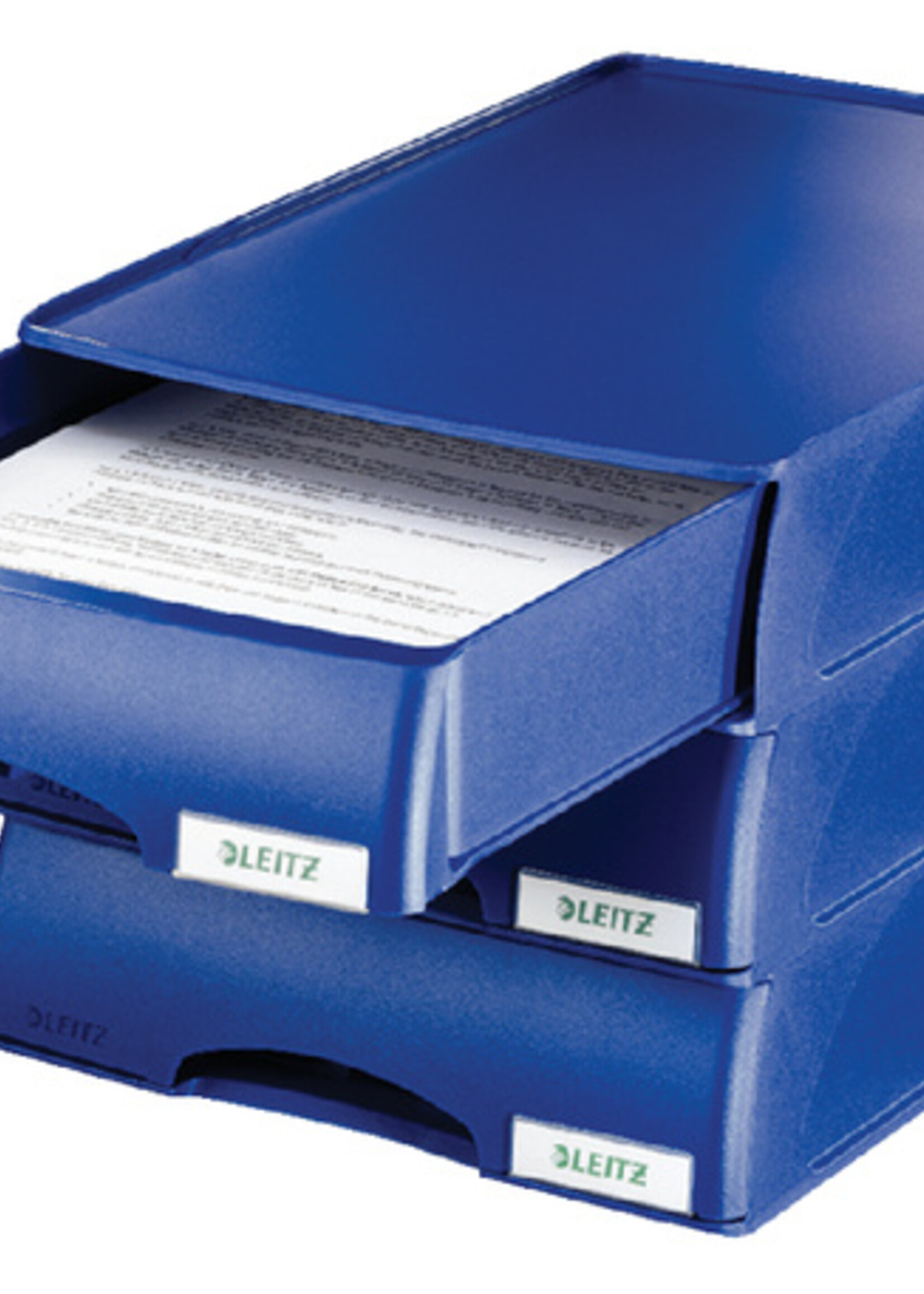 Leitz Corbeille à tiroir Leitz 5210 Plus bleu