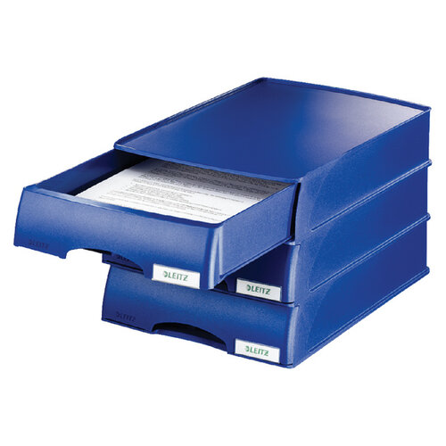 Leitz Brievenbak Leitz Plus met lade A4 maxi blauw