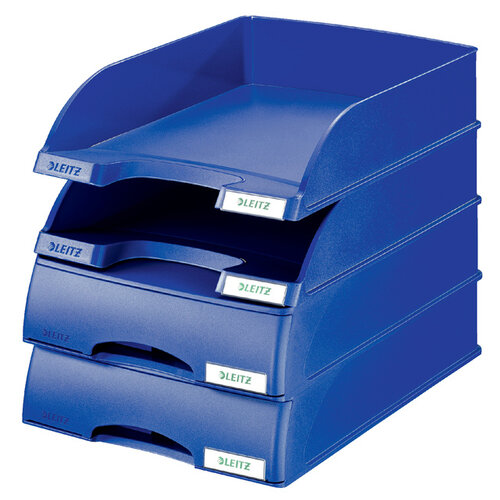 Leitz Brievenbak Leitz Plus met lade A4 maxi blauw