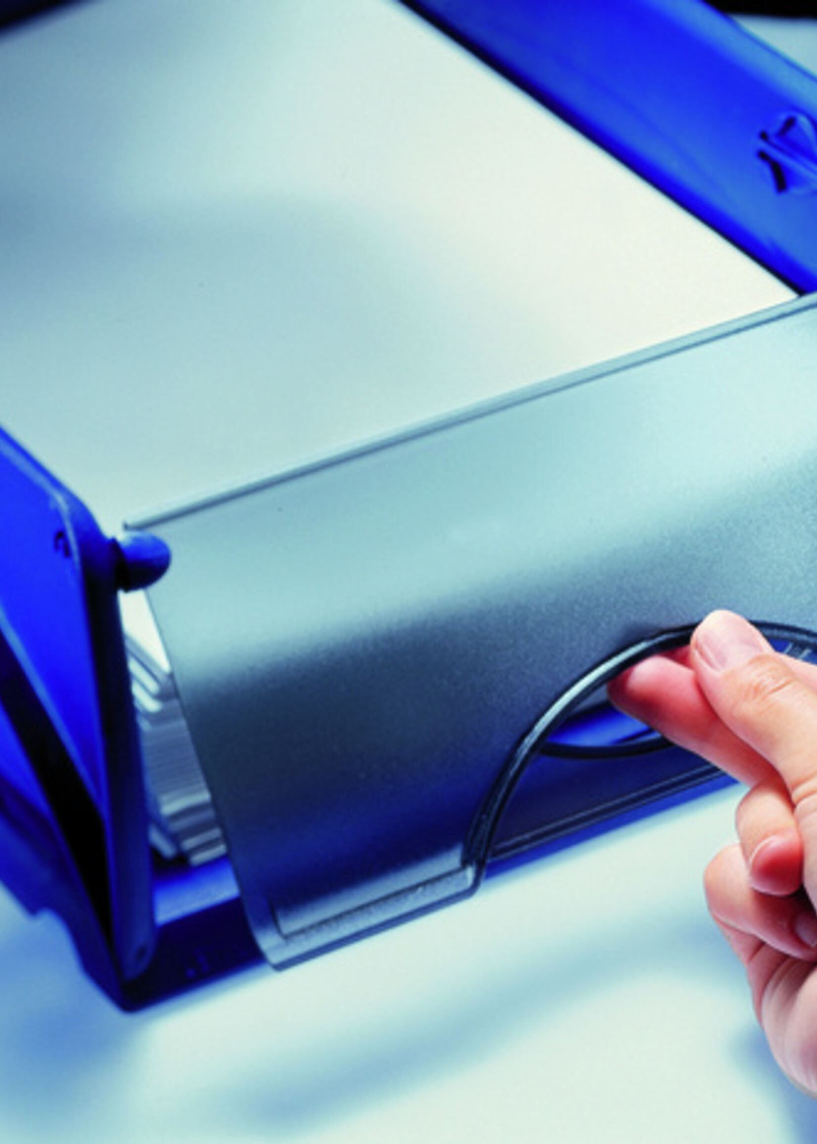 Leitz Corbeille à courrier Leitz 5231 Sorty avec clapet bleu