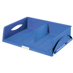 Brievenbak Leitz Sorty Jumbo A3 dwars blauw