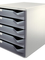 Leitz Module à 5 tiroirs Leitz 5280 gris foncé