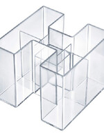 Han Pot à crayons Han 17456 Signal 5 compartiments transparent