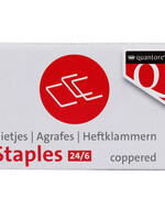 Quantore Agrafes Quantore 24/6 cuivré 1000 pièces
