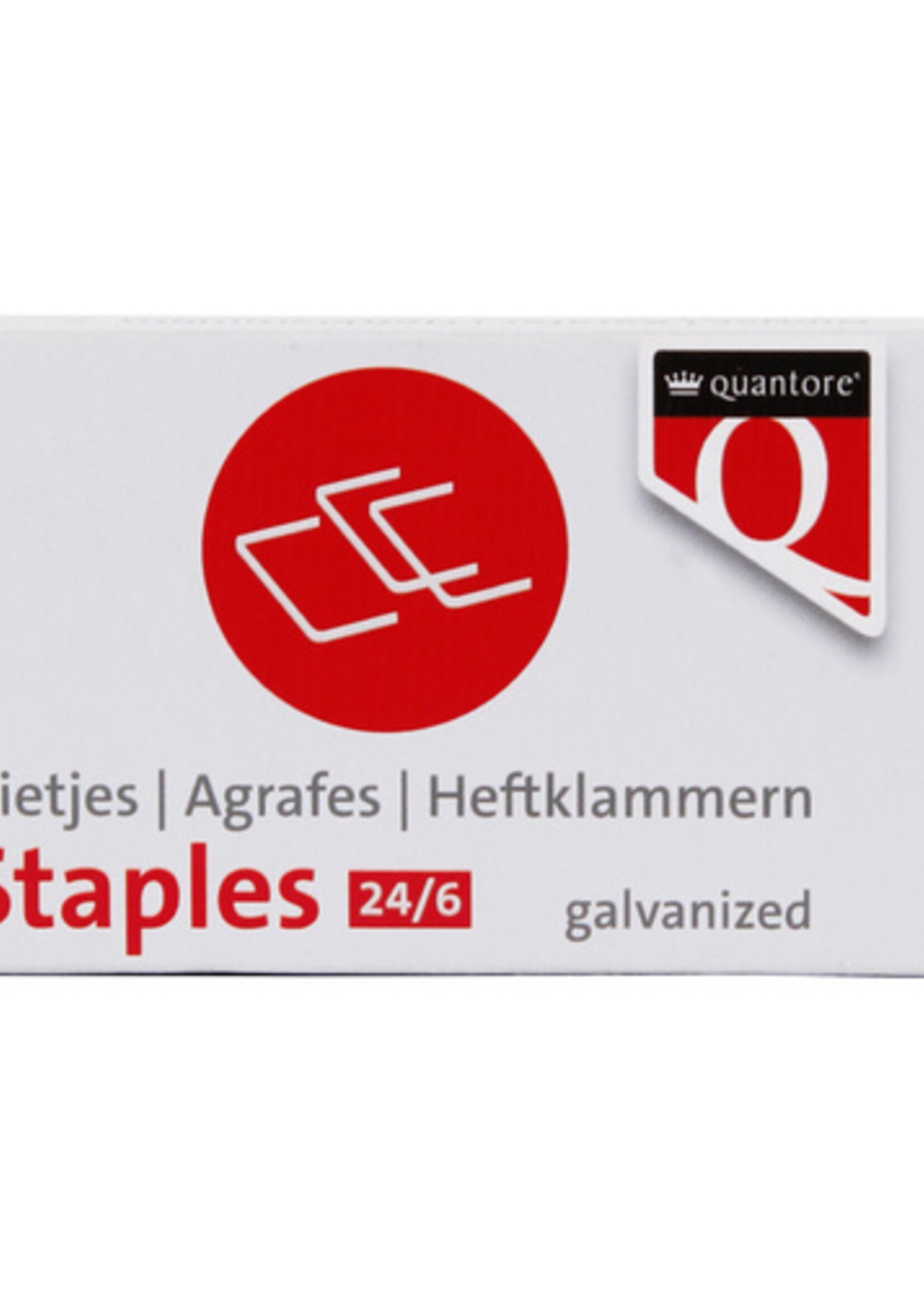 Quantore Agrafes Quantore 24/6 1000 pièces zingué