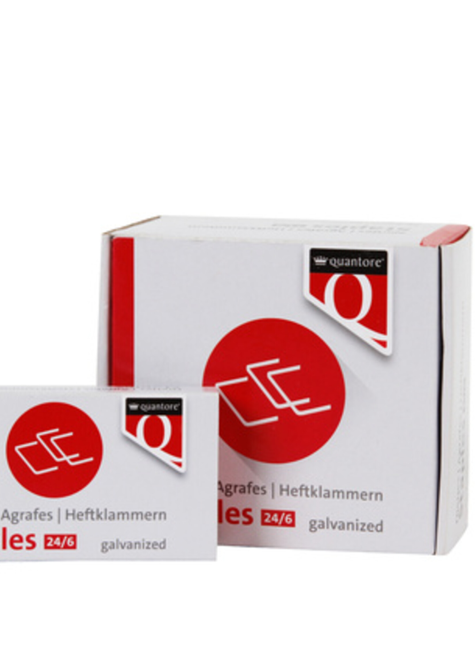 Quantore Agrafes Quantore 24/6 1000 pièces zingué