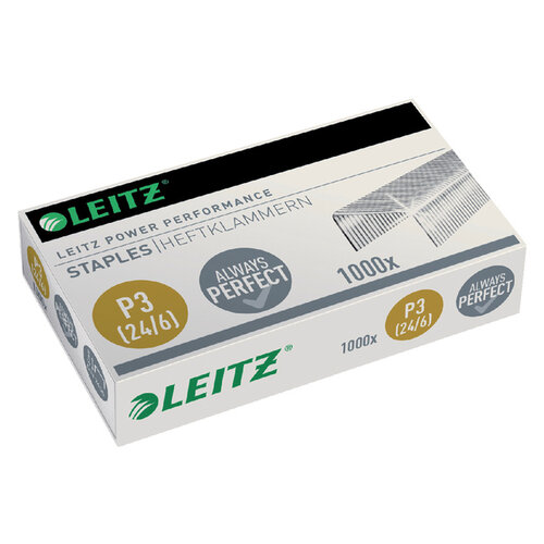 Leitz Agrafes Leitz 24/6 zingué 1000 pièces