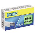 Rapid Nieten Rapid 26/6 gegalvaniseerd standaard 1000 stuks