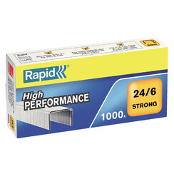 Agrafes Rapid 24/6 galvanisé strong 1000 pcs