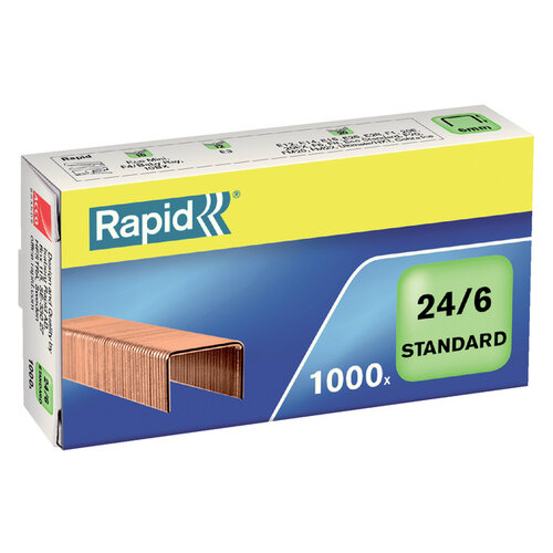 Rapid Nieten Rapid 24/6 verkoperd standaard 1000 stuks